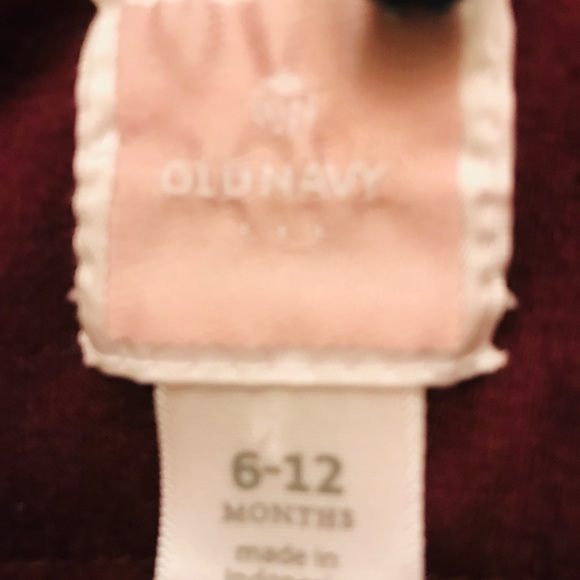 Old Navy Pink Corduroy Full-Zip Jacket Hood Excellent Condition Size 6-12 mo - Picture 5 of 6